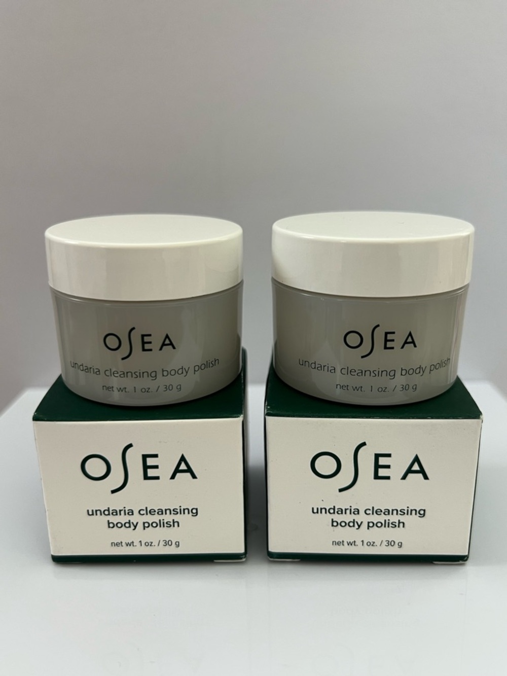 2 x Osea Undaria Cleansing Body Polish 1 oz/30 g each, New in Box